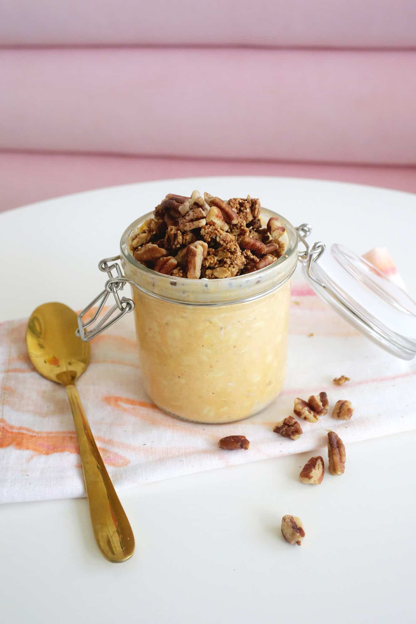 pumpkin spice overnight oats